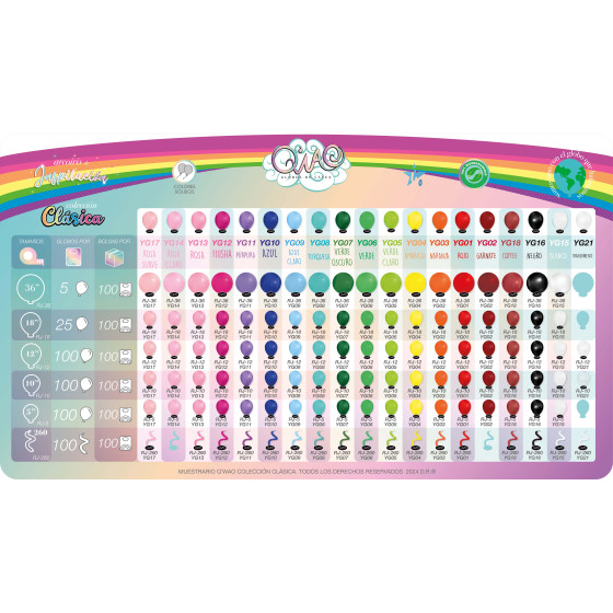 Expo Q´Wao 12" 50 pzs