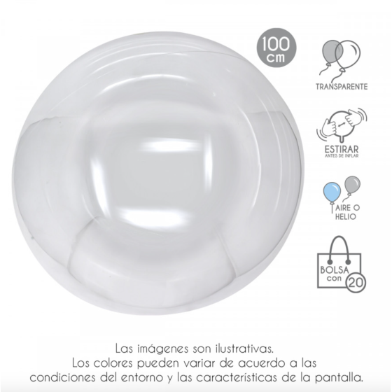 Globo burbuja 100cm